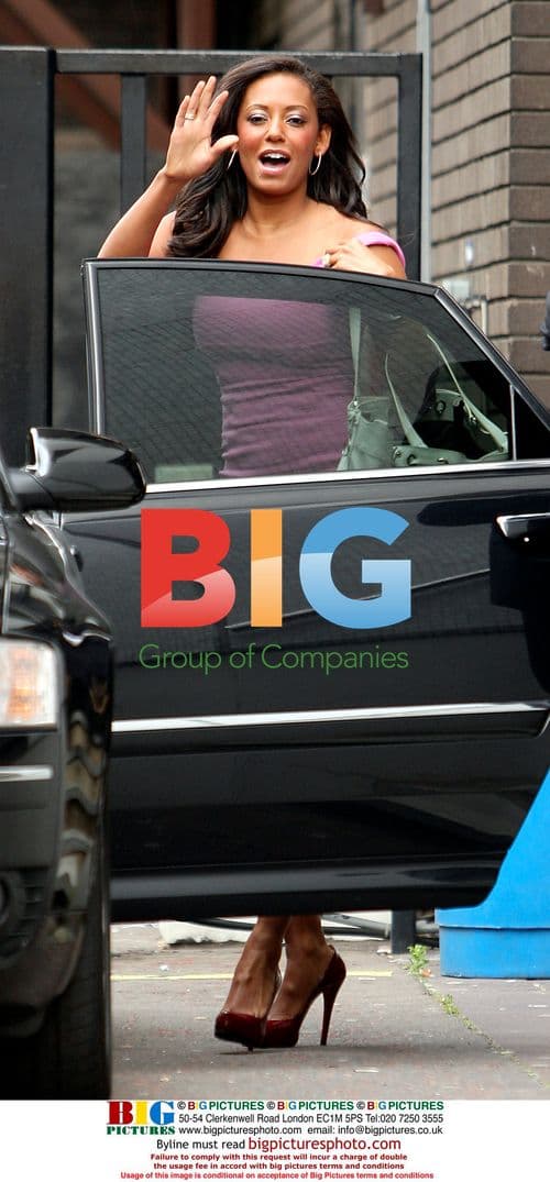 Mel B at GMTV Studios