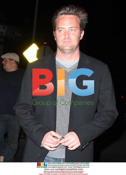 Matthew Perry Leaves Bar in West Hollywood
