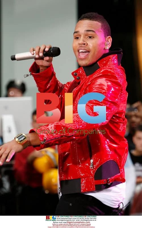 Chris Brown performs live on Today Show
