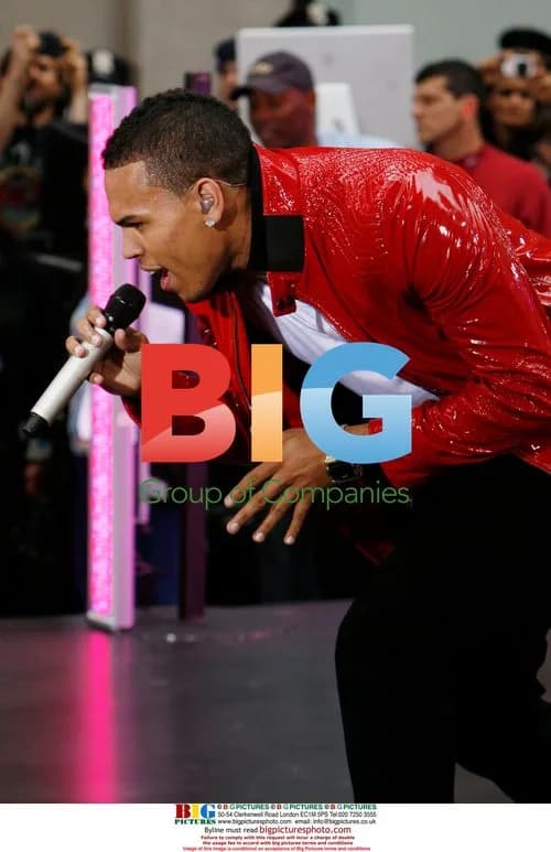 Chris Brown performs on NBC's Today Show