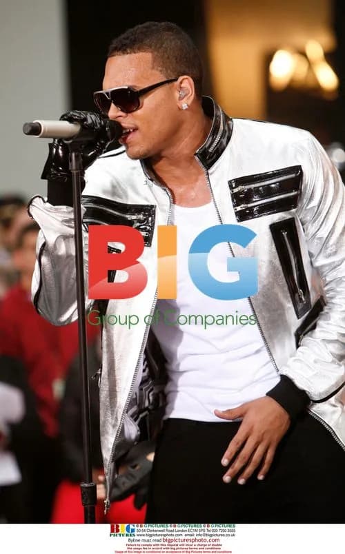 Chris Brown Performs at NBC's Today Show
