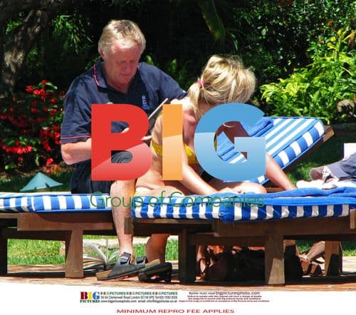 Chris Tarrant and Partner Jane Bird Holiday in Spain