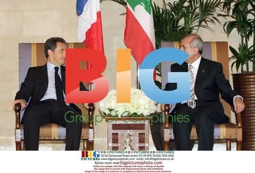 Sarkozy Meets Lebanese President Suleiman
