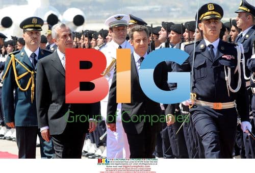 Sarkozy Meets Lebanon's President Suleiman