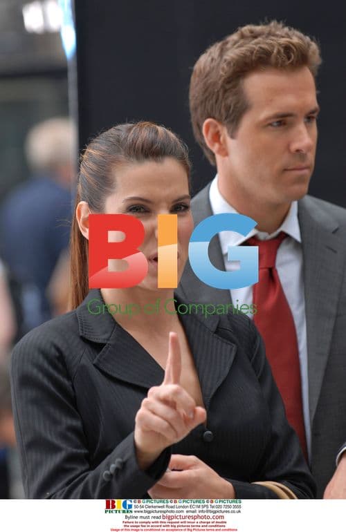 Sandra Bullock filming 'The Proposal'