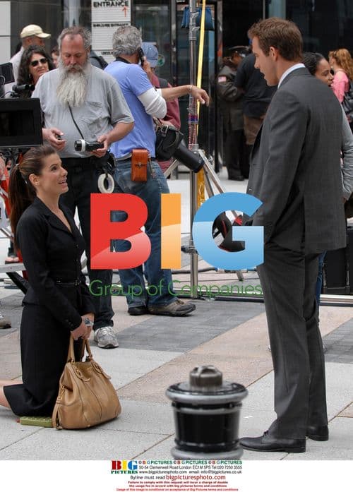 Sandra Bullock filming 'The Proposal'
