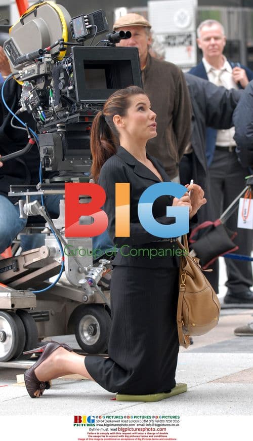 Sandra Bullock on set of 'The Proposal'