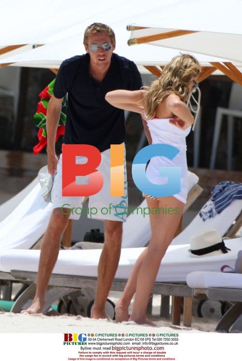 Peter Crouch and Abigail Clancy on St Barts