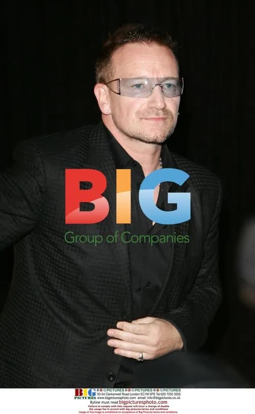 Bono of U2 at Raisa Gorbachev Foundation party