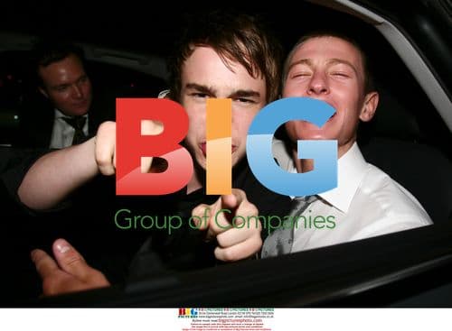 Nico Mirallegro and Luke Tittensor at Charity Event