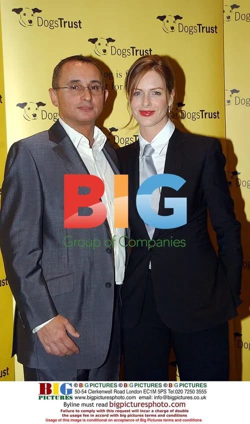 Trinny Woodall and Husband at Celebrity Dogs Photo Exhibition