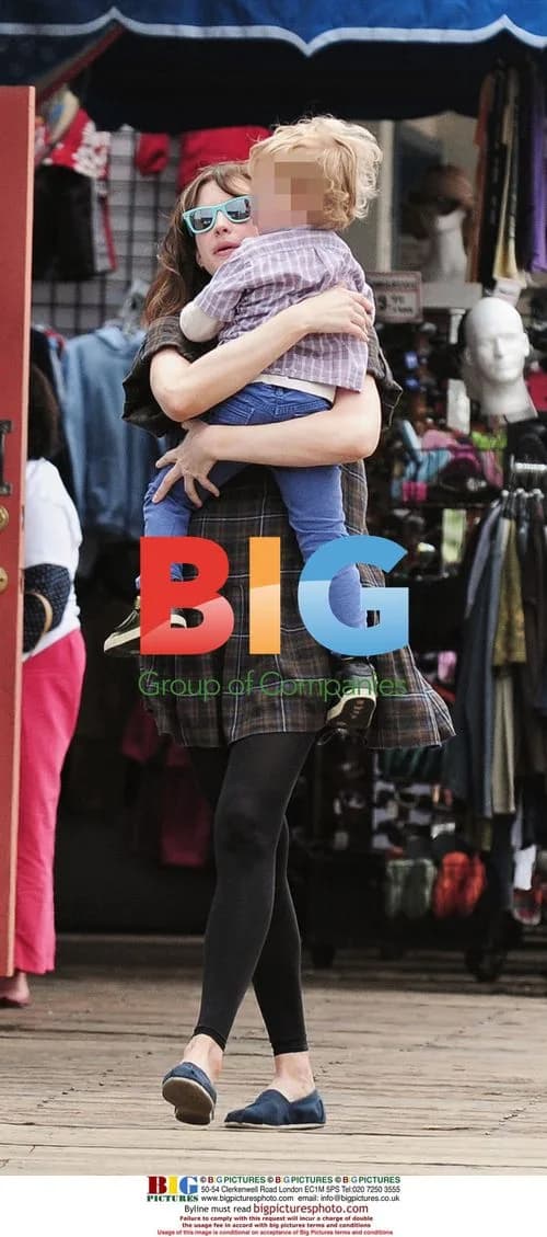 Liv Tyler and son Milo at Santa Monica Pier