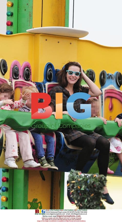 Liv Tyler and son Milo at Santa Monica Pier