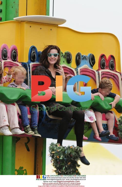 Liv Tyler and son Milo at Santa Monica Pier