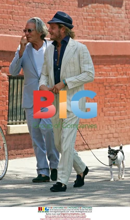 Lapo Elkann having lunch in New York
