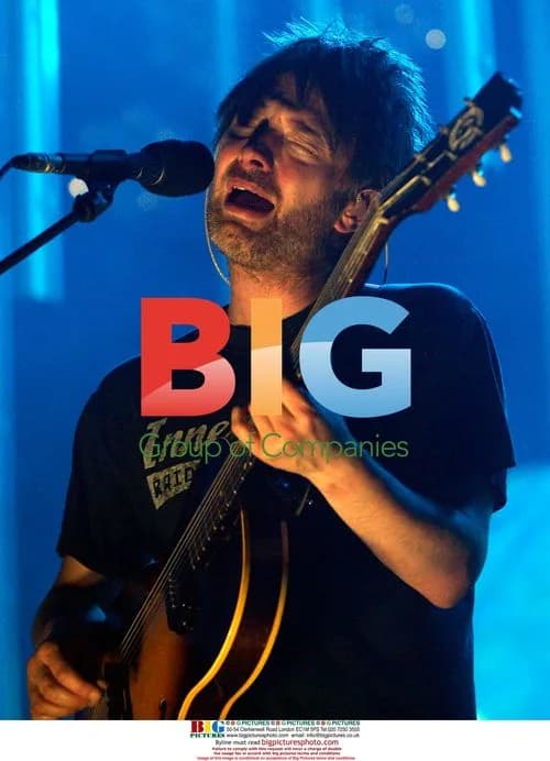 Thom Yorke of Radiohead in Concert