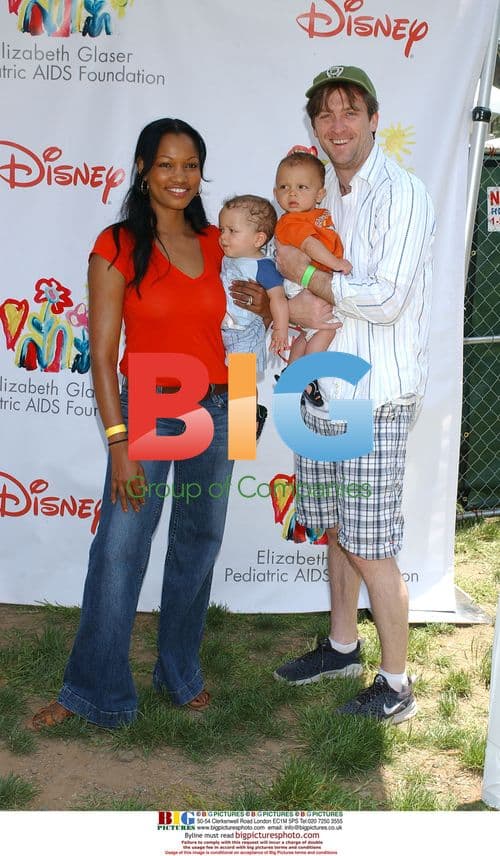 Garcelle Beauvais Nilon and family at A Time for Heroes carnival