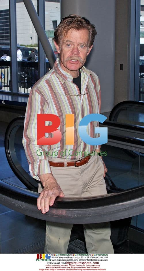 William H. Macy Departs LAX