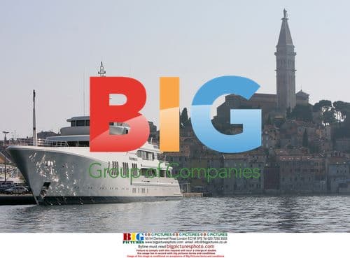 Roman Abramovich's yacht Ecstasea in Rovinj, Croatia