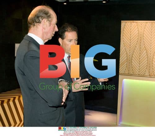 Viscount Linley and Duke of Kent at Grosvenor House Fair