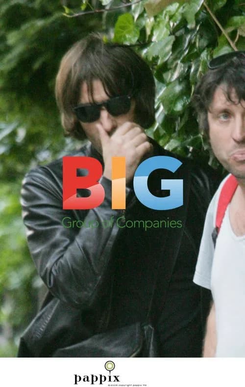 Liam Gallagher Wearing Leather Jacket and Bag in London