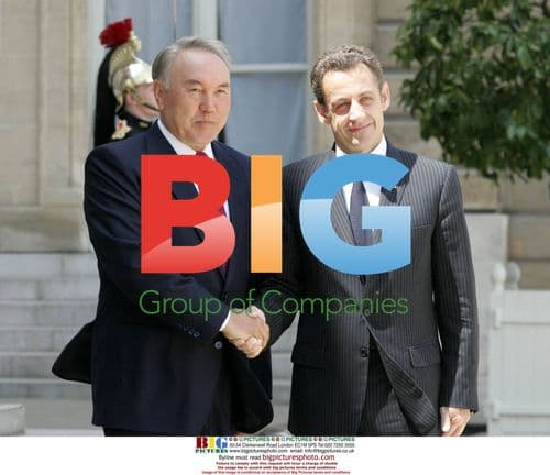 Sarkozy Meets Nazarbayev in Paris