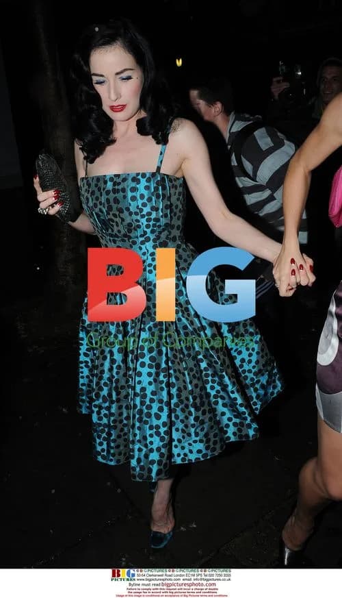 Dita Von Teese at Bungalow 8 in London