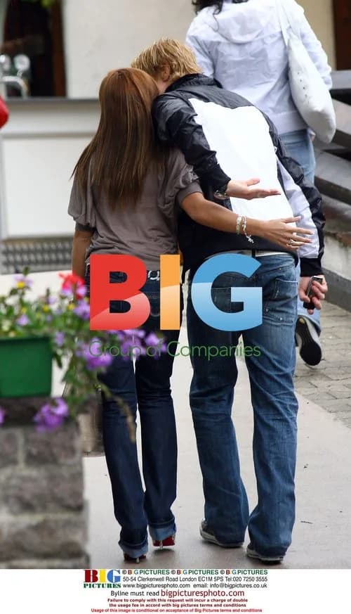 Fernando Torres and girlfriend stroll in Neustift, Austria