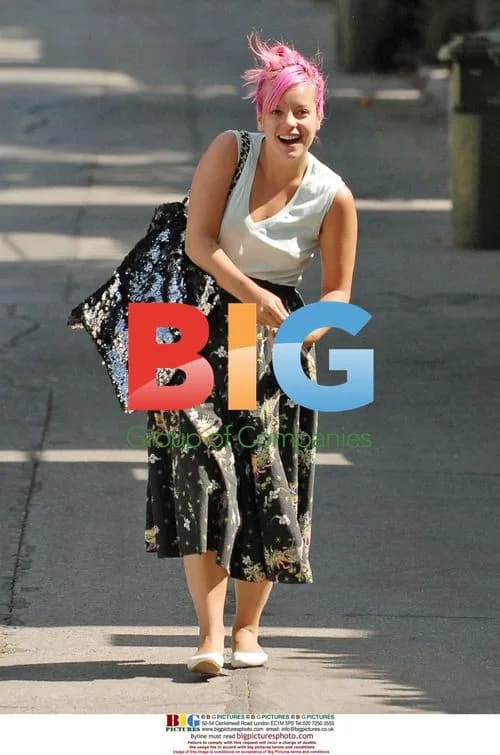 Lily Allen leaving studio in LA