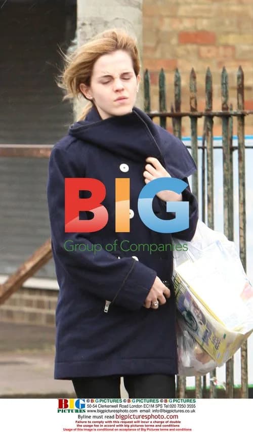 Emma Watson runs errands in London