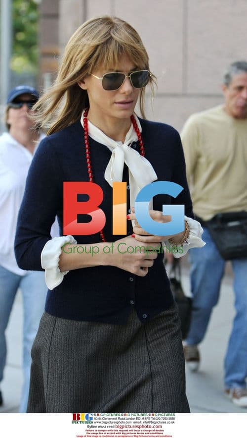 Sandra Bullock films "All About Steve"