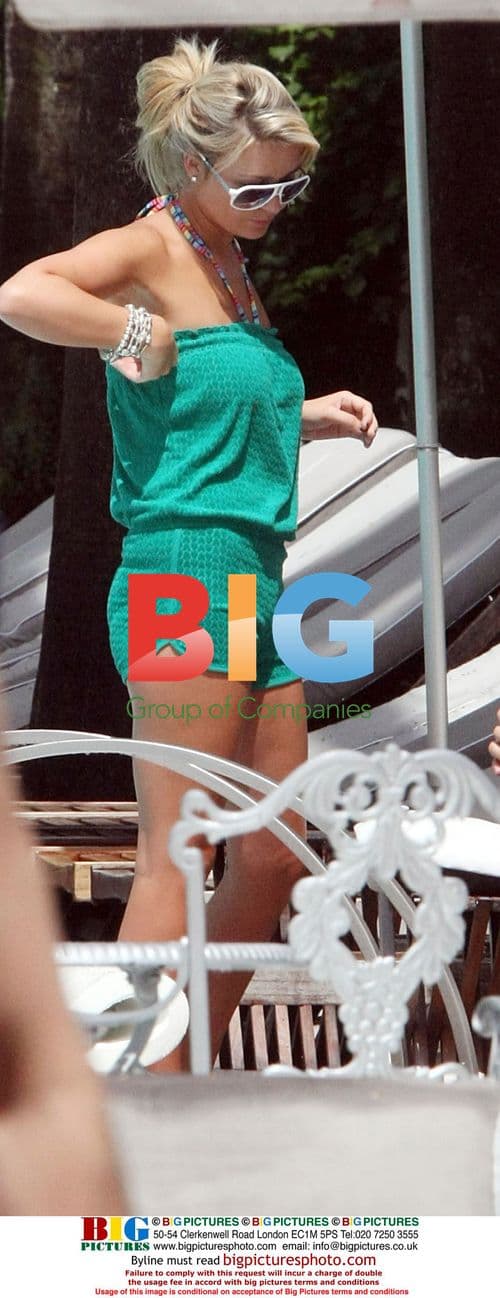 Steven Gerrard and Alex Curran on Miami Holiday