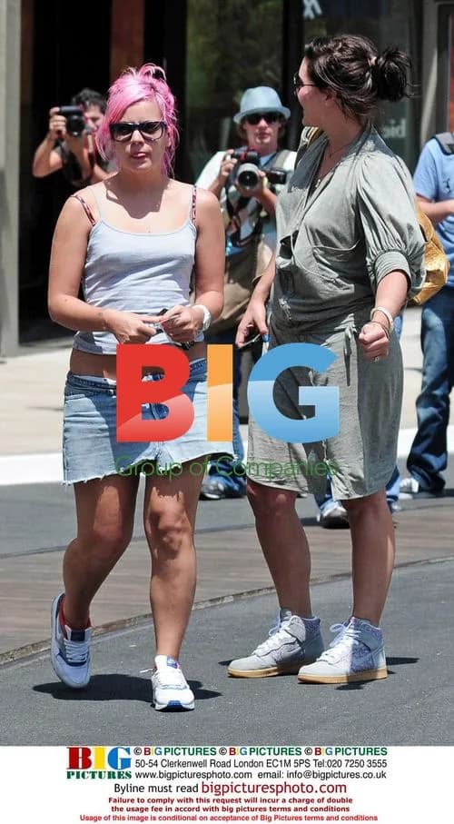 Lily Allen Goes Shopping in Glendale