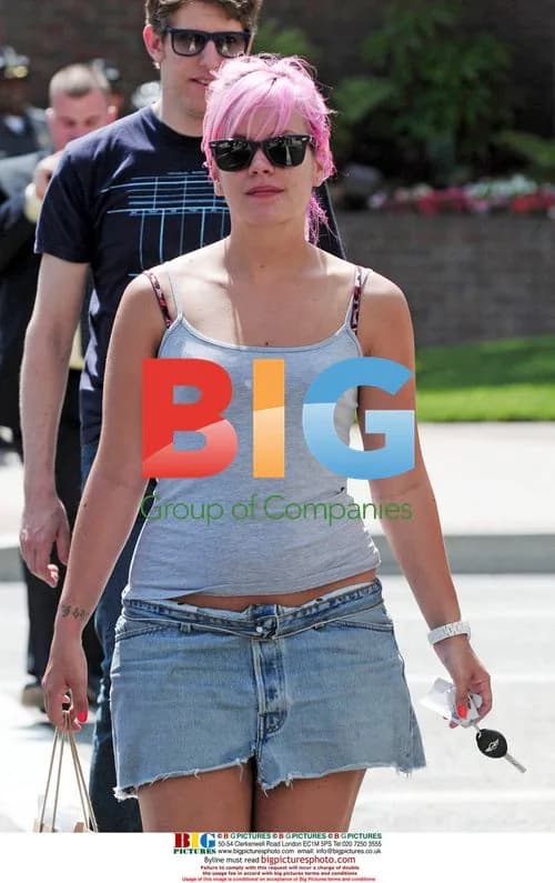 Lily Allen goes shopping in Glendale