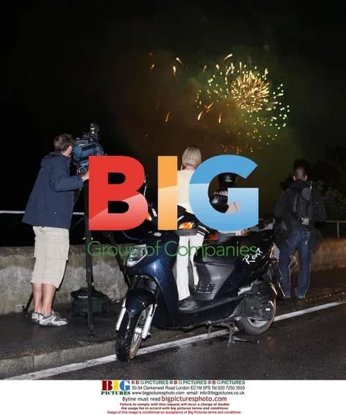 Rooney and McLoughlin's Wedding Fireworks