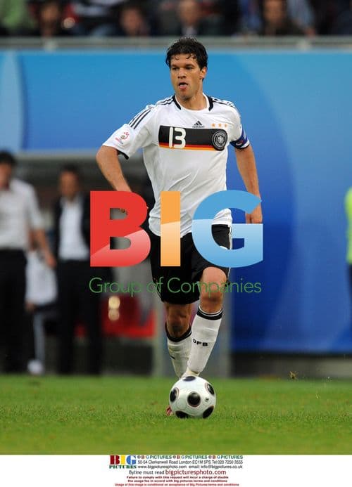 Michael Ballack at Croatia v Germany match
