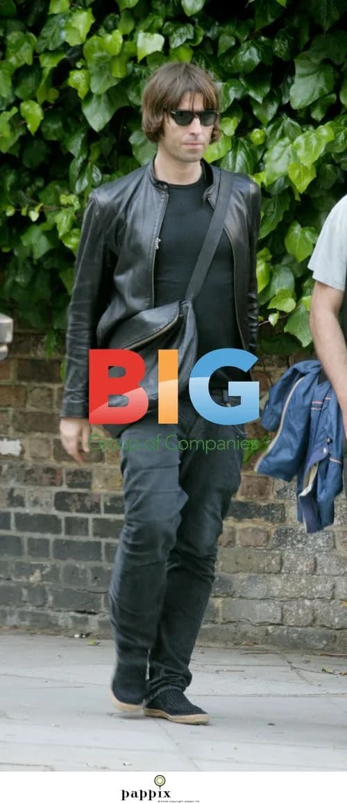 Liam Gallagher in Edgy Leather Outfit