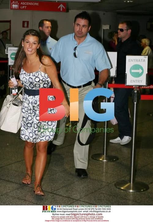 Rooney Couple Leaving Italian Wedding