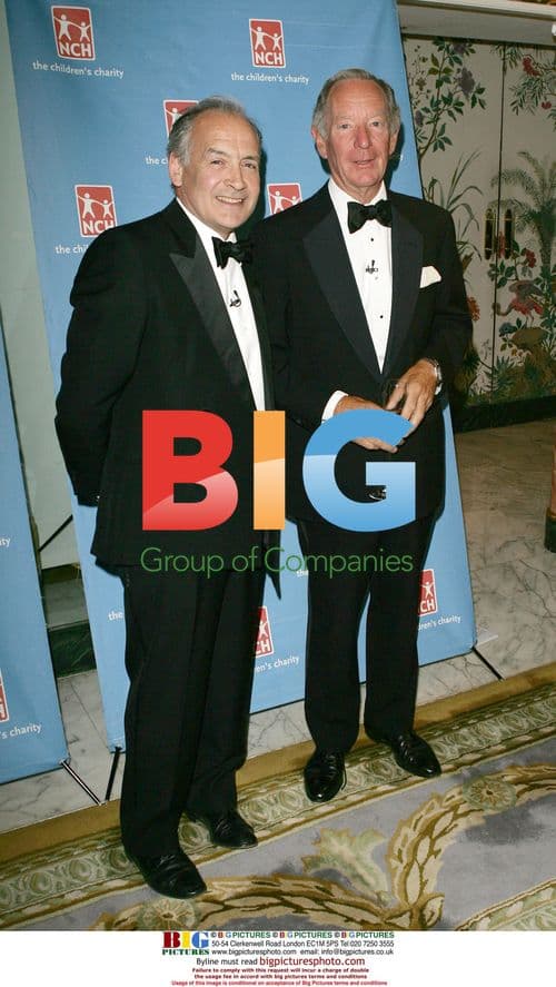 Alastair Stewart and Michael Buerk attend NCH Summer Ball