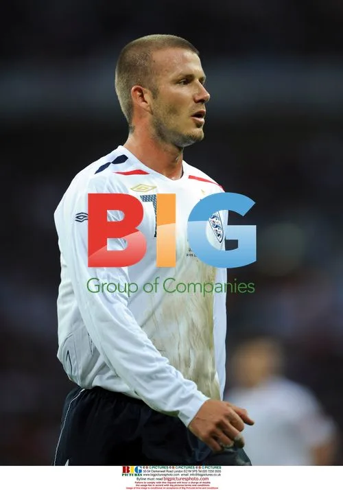 David Beckham at England vs. USA Friendly