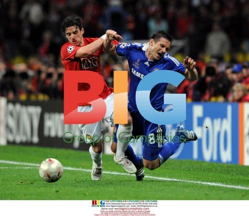 Owen Hargreaves and Frank Lampard at UEFA Champions League Final