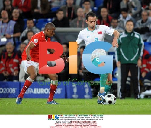 Semih Senturk during Switzerland vs. Turkey match