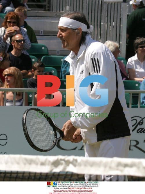 Ilie Nastase plays at Liverpool International