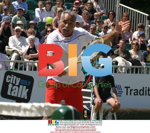 Mansour Bahrami playing at Liverpool Tennis Tournament