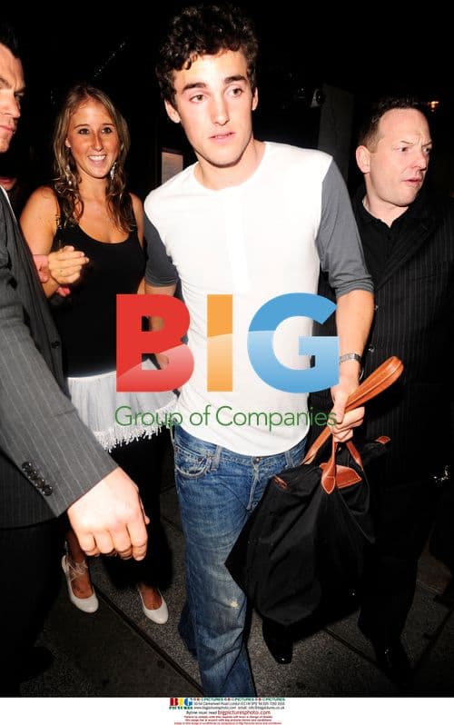 Fawn James leaving the Embassy Club