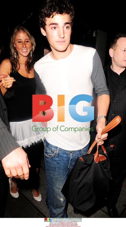 Fawn James leaves Embassy Club with boyfriend