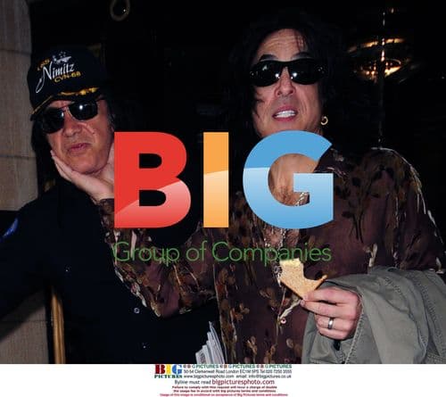 KISS band members leave London hotel