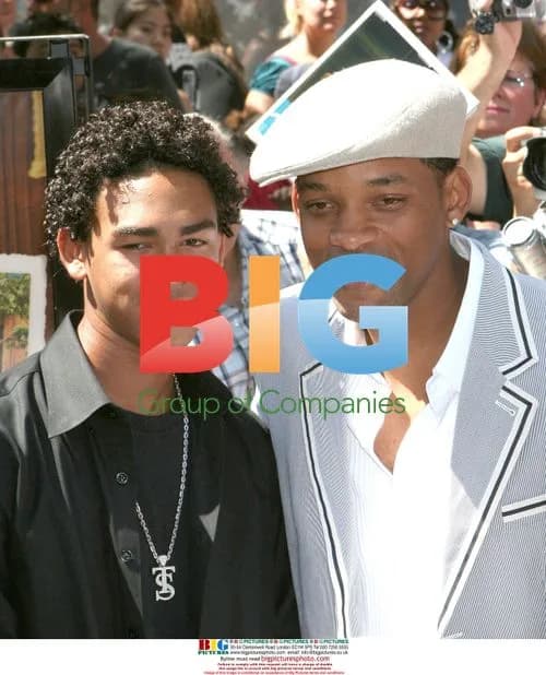 Will Smith and son Trey at 'Kit Kittredge' premiere