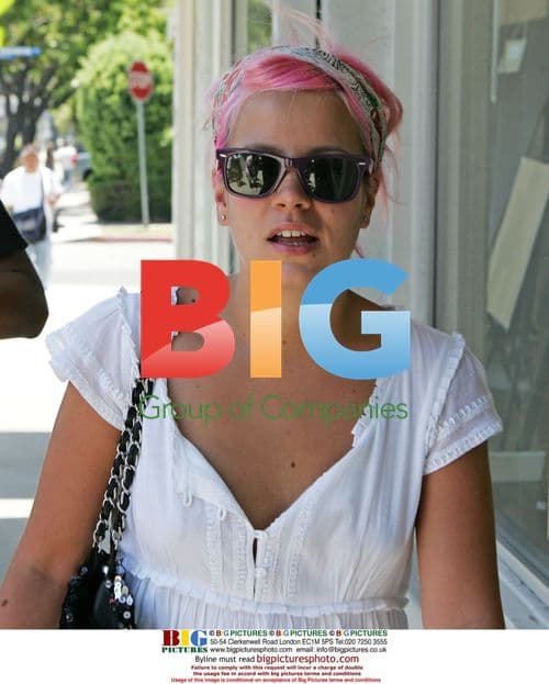 Lily Allen shops with friend in LA