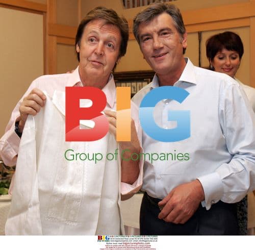 Paul McCartney meets Ukraine President